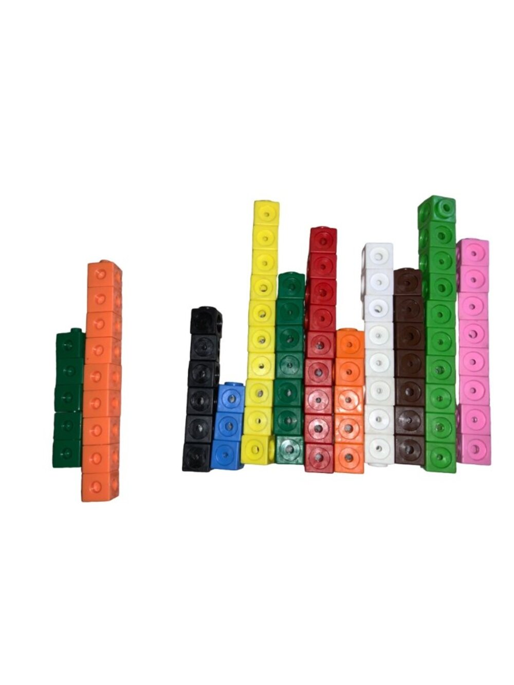 Snap Together Manipulatives Educational Cube Toys 2 Different Sets Custom Lot - Picture 2 of 8